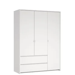 Kledingkast Atlanta Wit - 149x202x58 cm