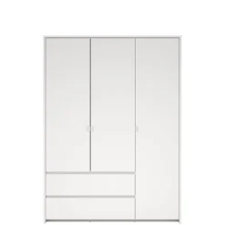 Kledingkast Atlanta Wit - 149x202x58 cm
