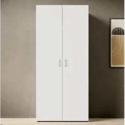 Kledingkast Baarlo Wit - 80x176x52 cm