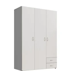 Kledingkast Baarlo Wit - 120x176x52 cm