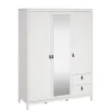 Kledingkast Dallas Wit - 150x199x59