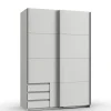 Kledingkast Elsen Wit - 135x198x64 cm