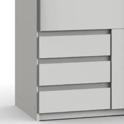 Kledingkast Elsen Wit - 179x198x64 cm