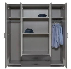 Kledingkast Gameren Donkergrijs - 180x199x58 cm