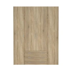 Kledingkast Harper Naturel - 154x201x50 cm