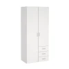 Kledingkast Harper Wit - 78x176x36 cm