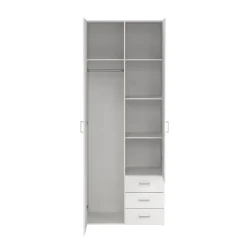 Kledingkast Harper Wit - 78x201x50 cm
