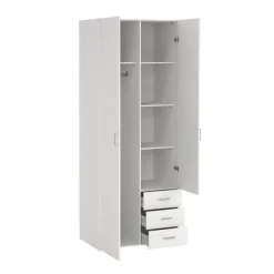 Kledingkast Harper Wit - 78x201x50 cm