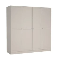 Kledingkast Indy Taupe - 196x200x62 cm