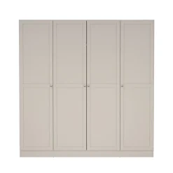 Kledingkast Indy Taupe - 196x200x62 cm