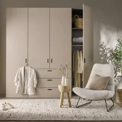 Kledingkast Legado Beige - 200x220x57 cm