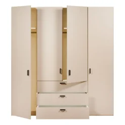 Kledingkast Legado Beige - 200x220x57 cm