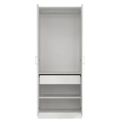 Kledingkast Miami Wit - 79x200x50 cm