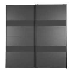 Kledingkast Mierlo Donkergrijs - 225x208x65 cm