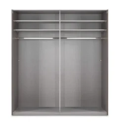 Kledingkast Mierlo Wit - 225x208x65 cm