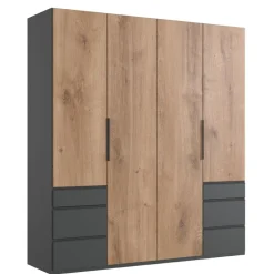 Kledingkast Oss Naturel - 200x236x58 cm