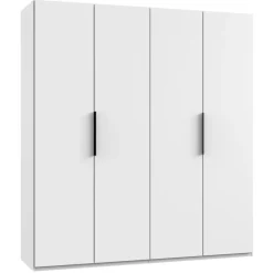Kledingkast Oss Wit - 200x216x58 cm