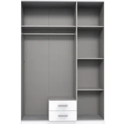 Kledingkast Stratum Naturel - 135x199x58 cm
