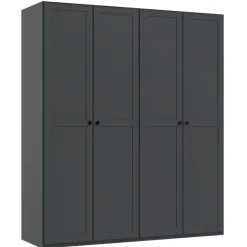 Kledingkast Tudela Donkergrijs - 180x210x58 cm
