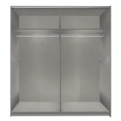 Kledingkast Tudela Hoogglans Wit - 180x210x58 cm
