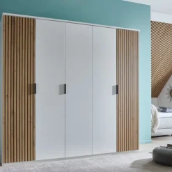 Kledingkast Veghel Wit - 225x210x58 cm