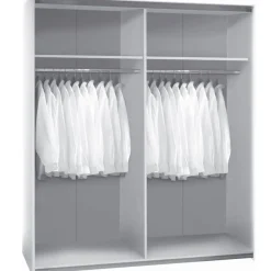 Kledingkast Victor Wit - 170x195x59 cm