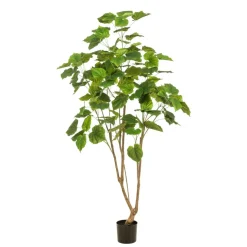 Kunstplant Ficus Umbellata Groen - 180 cm hoog