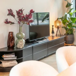 Kunsttak Eucalyptus Rood - 80 cm