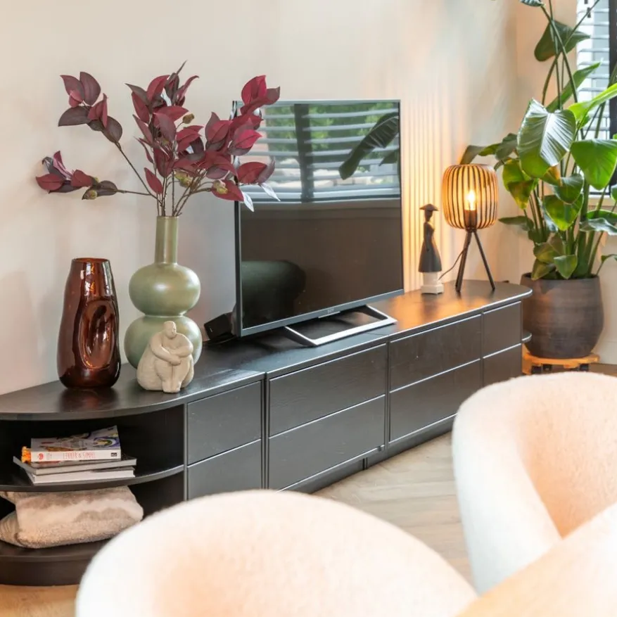 Kunsttak Eucalyptus Rood - 80 cm