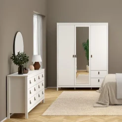 Ladekast Dallas Wit - 160x80x39 cm