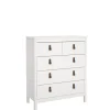 Ladekast Dallas Wit - 83x99x39 cm