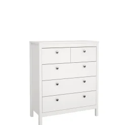 Ladekast Dallas Wit - 83x99x39 cm