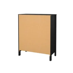 Ladekast Dallas Zwart - 83x99x39 cm