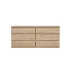 Ladekast Luna Eiken - 154x71x50 cm