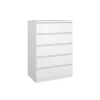 Ladekast Luna Hoogglans Wit - 77x112x50 cm