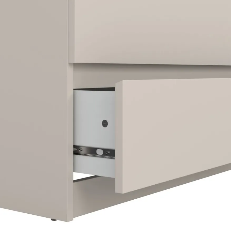 Ladekast Luna Taupe / Eiken - 77x112x50 cm