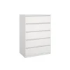 Ladekast Luna Wit - 77x112x50 cm