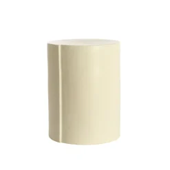 Light & Living Bijzettafel Chulilla Crème - Ø 33 cm