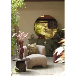Light & Living Bijzettafel Veglia Donkerbruin - Ø 60 cm