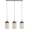 Light & Living Hanglamp Dania Bruin - 3 x E27 - 90 cm breed