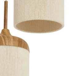Light & Living Hanglamp Danialo Naturel - 3 x E27 - Ø 35 cm