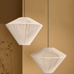 Light & Living Hanglamp Felida Crème - E27 - Ø 56 cm