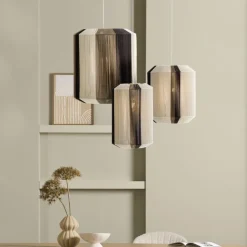 Light & Living Hanglamp Kozana Crème - E27 - Ø 36 cm
