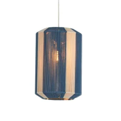 Light & Living Hanglamp Kozana Blauw - E27 - Ø 30 cm