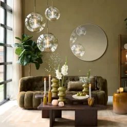 Light & Living Hanglamp Medina Transparant - E27 - Ø 40 cm