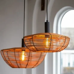 Light & Living Hanglamp Milan Naturel - E27 - Ø 50 cm