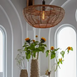 Light & Living Hanglamp Milan Naturel - E27 - Ø 50 cm