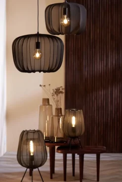 Light & Living Hanglamp Plumeria Zwart - E27 - Ø 40 cm