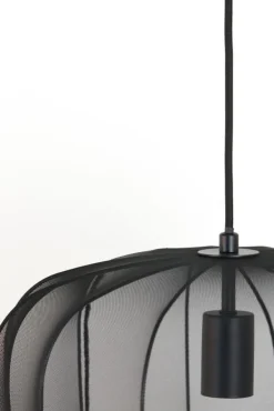Light & Living Hanglamp Plumeria Zwart - E27 - Ø 40 cm