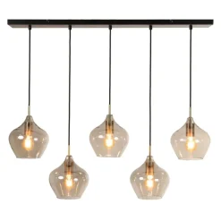 Light & Living Hanglamp Rakel Brons - 5 x E27 - 104 cm breed